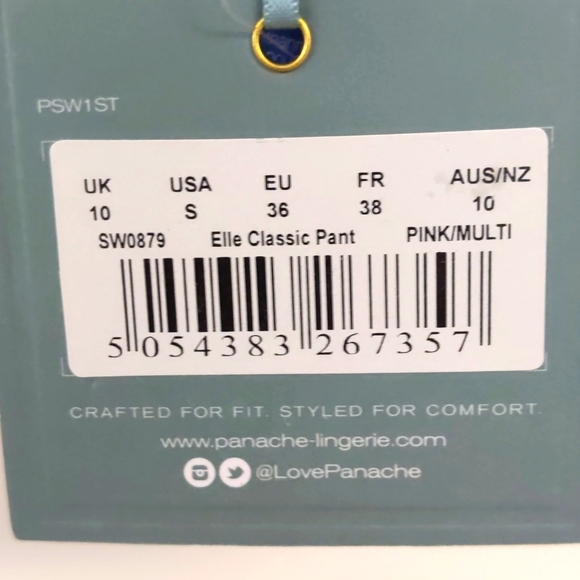 Panache Elle Classic Bikini Bottom. Tie Dye Print. Multiple Sizes Available. - Picture 4 of 5